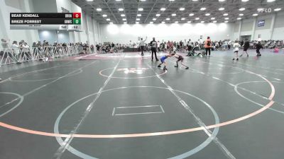 52 lbs Rr Rnd 2 - Bear Kendall, Broad Axe Elem - EL vs Breze Forrest, Great Neck Wrestling Club - EL