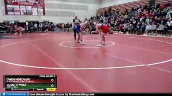 182 lbs Cons. Round 3 - Owen Kidrowski, Kerkhoven-Murdock-Sunburg vs Quentin Wolf, Adrian Area
