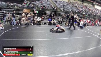 105 lbs Finals (8 Team) - Eyston Racine, Team USA vs Tyler Overstake, Kansas Rattlers