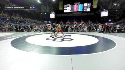 150 lbs Cons. Rd Of 32 - Luke Lindaman, IA vs Charlie Herrington, CA
