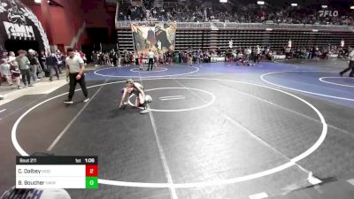 70 lbs Quarterfinal - Cam Dalbey, Ridge WC vs Brady Boucher, Havre WC