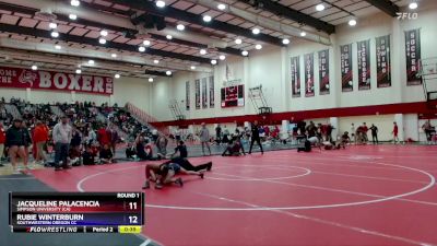 117 lbs Round 1 - Kelsie Rush, Linfield University vs Zoe Vickers, Pacific University