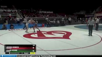 160 lbs 1st Place Match - Jayden Dobeck, Pinecrest vs Caleb Moore, Bandys