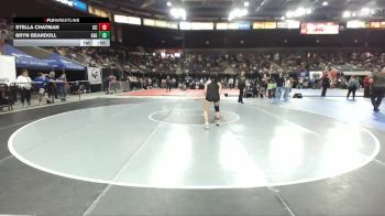 135 lbs Cons. Round 5 - Bryn Beardoll, Eagle vs Stella Chatman, Crook County