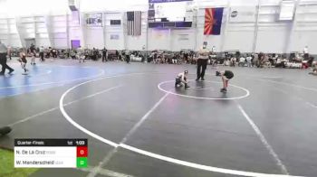 46 lbs Quarterfinal - Nehemiah De La Cruz, Rough House vs Waylon Manderscheid, Legacy Elite WC