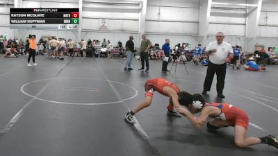 84 lbs Round 4 (8 Team) - William Huffman, Neighborhood Wrestling vs Kayson McQuate, Mat Assassins Red