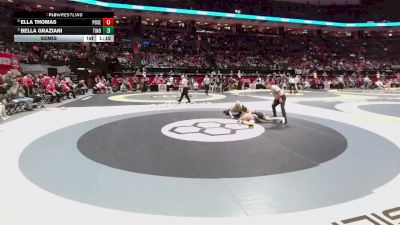 100 lbs Semis - Ella Thomas, Poland Seminary vs Bella Graziani, Tinora