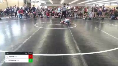 90 lbs Round Of 16 - Quintyn Wolak, Pine Grove vs Frank Parsons, Guilford