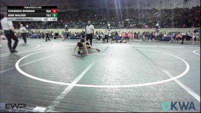 76 lbs Semifinal - Channing Bowman, Prodigy Elite Wrestling vs Kirk Walker, Tulsa Blue T Panthers