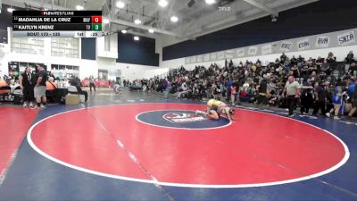 135 lbs Cons. Round 1 - Madahlia De La Cruz, Mayfair vs Kaitlyn Krenz, Temecula Valley