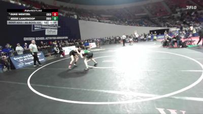 4A Boys 120 lbs Semifinal - Jesse Landtroop, Sweet Home Boys vs Duke Wentzel, Crook County Boys