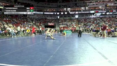 1A-126 lbs Cons. Round 2 - Jaydon Bailey, MVAOCOU vs Gavin Sloss, AC/GC