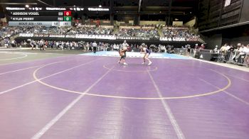 155 lbs Cons. Round 3 - Addison Vogel, Bonner Springs HS vs Kylin Perry, Pittsburg HS
