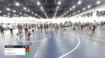 42 lbs Consolation - Kiah Alcon, Stout Wr Acd vs Koen Robinson, Shootbox WC