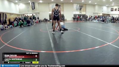 132 lbs Champ. Round 1 - Ryan Taylor, Perry Meridian Wrestling Club vs Cadyn Whitehead, Indiana