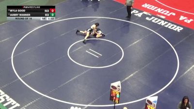 119 lbs Round Of 16 - Myla Good, Nazareth vs Aubry Wanner, Hickory