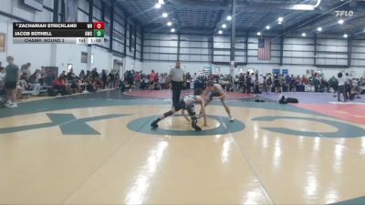 120 lbs Champ. Round 2 - Zachariah Strickland, Wild Buffalo vs Jacob Bothell, Grizzly Wrestling Club