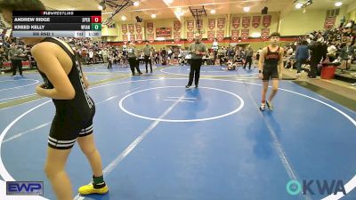 92 lbs Rr Rnd 1 - Andrew Ridge, Sperry Wrestling Club vs Kreed Kelly, Wyandotte Youth Wrestling