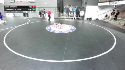 106 lbs Champ. Rd Of 16 - Cade Garzon, Temecula Valley High School Wrestling vs Manuel Cacoilo, Daniel Cormier Wrestling Club