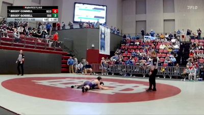 132 lbs Semifinal - Brody Gobbell, Father Ryan High School vs Brody Connell, McCallie School