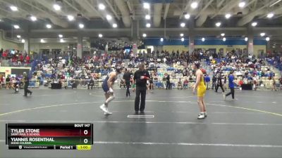 150 lbs Cons. Round 2 - Tyler Stone, Saint Paul`s School vs Yiannis Rosenthal, Good Counsel