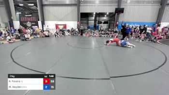 77 kg Rr Rnd 4 - Alyssa Favara, Young Guns vs Maddie Hayden, Michigan Rev Blue