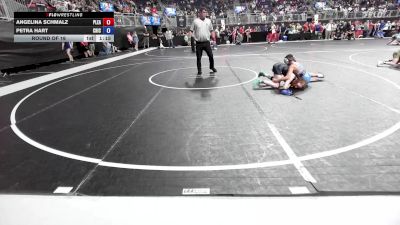 88.6-95 lbs Round Of 16 - Angelina Schmalz, Pleasant Hill vs Petra Hart, Chicas Tacitas
