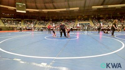 60 lbs Round Of 32 - Anthony Lewis, Tulsa North Mabee Stampede vs Jaxon Saunders, Woodland Wrestling Club