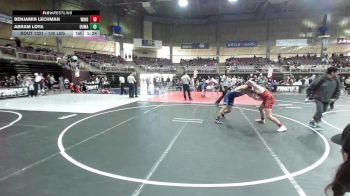 130 lbs Rr Rnd 4 - Benjamin Lechman, Windsor Middle School vs Abram Loya, Dumas WC