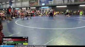 50 lbs Placement Matches (16 Team) - Nolan Gatt, Backyard Brawlers vs Wyatt Yeager, Alabama Elite Gold
