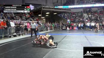 105 lbs Champ. Round 1 - Caysen Taylor, Paola vs Aaron Hanson, Clay County