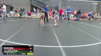 44 lbs Round 2 (4 Team) - Wyatt Deal, Williamsburg WC vs Calliope Cather, Midlothian Miners
