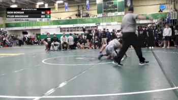 132 lbs Champ. Round 1 - Tyler Bradshaw, Medina vs Gion Morgan, Middletown High School