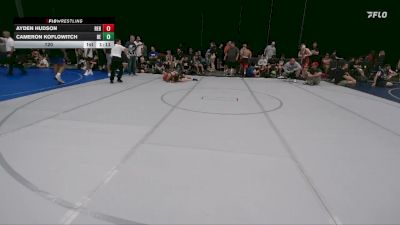 120 lbs Round 1 - Ayden Hudson, Rebellion vs Cameron Koflowitch, Brawler Elite