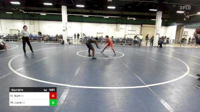 120 lbs Consi Of 32 #1 - Haydn Nutt, MI vs Marquavious Lane, GA