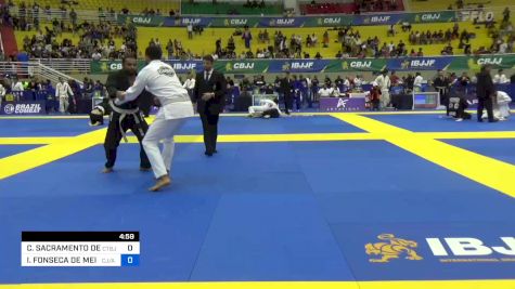 CRISTIANO SACRAMENTO DE MOURA vs IGOR FONSECA DE MEIRELLES 2023 Brasileiro Jiu-Jitsu IBJJF