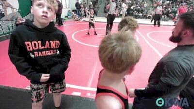 43 lbs Rr Rnd 4 - Urijah Bolin, Sallisaw Takedown Club vs Ty Richards, Roland Youth League Wrestling