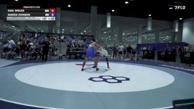 92 kg Cons. Sub-quarters - Kael Wisler, Michigan Wrestling Club vs Darion Johnson, Bearcat Wrestling Club