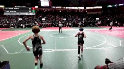 65 lbs Cons. Round 1 - Carmen White, BKV1 vs Jax Widder, WEWA