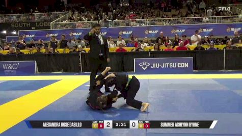 Summer Ashlynn Byrne vs Alexandra Rose Dasillo 2026 Pan Kids Jiu-Jitsu IBJJF Championship