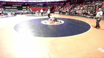 1A 215 lbs Cons. Round 1 - Dominic Alaimo, Braidwood (Reed-Custer) vs Alex Gandarilla, Monmouth (M.-Roseville)