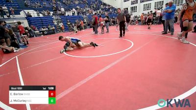 106 lbs Final - Ethyn Barlow, Division Bell Wrestling vs Jackson McCurley, Norman Grappling Club