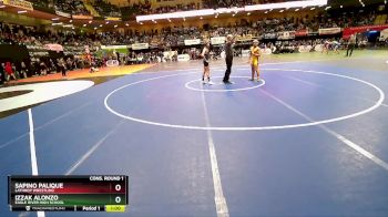 119 lbs Cons. Round 1 - Sapino Palique, Lathrop Wrestling vs Izzak Alonzo, Eagle River High School