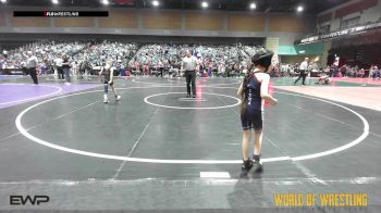 46 lbs Round Of 32 - Jaime Sandoval-Santos, Wrestling Club Tacoma Slam vs Miles Sanders, Team Tulsa Wrestling Club
