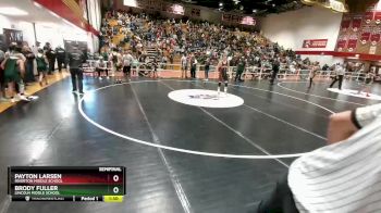 132 lbs Semifinal - Payton Larsen, Riverton Middle School vs Brody Fuller, Lincoln Middle School