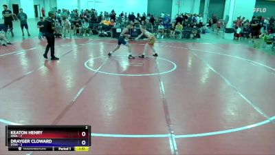 106 lbs Round 1 (8 Team) - Keaton Henry, Iowa vs Drayger Cloward, Utah