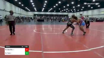 220 lbs Consolation - Mark Bonilla, WA vs Nelson Toro, FL