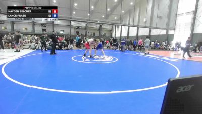 16U Boys GR - 215 lbs Cons. Round 3 - Hayden Belcher, OR vs Lance Pease, CA