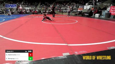 46 lbs Consi Of 4 - Cash Helmrichs, Waverly Area Wrestling Club vs Camilo Almaraz, Shootbox