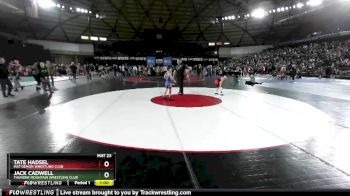 71 lbs Quarterfinal - Jack Cadwell, Thunder Mountain Wrestling Club vs Tate Hadsel, Mat Demon Wrestling Club